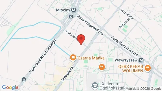 Rooms for rent i Warszawa Bielany - kort over placeringen