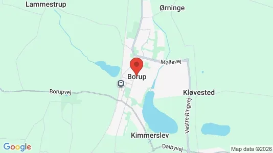 Houses for rent i Borup - kort over placeringen