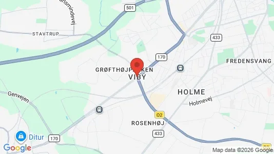 Houses for rent i Viby J - kort over placeringen