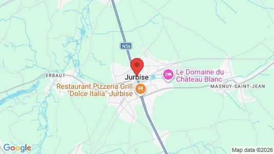Apartments for rent i Jurbise - kort over placeringen