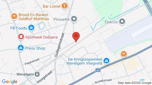 Apartments for rent i Wevelgem - kort over placeringen