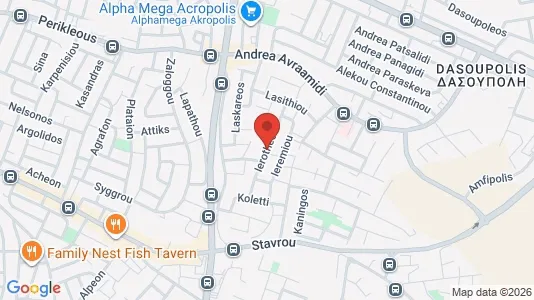 Apartments for rent i Nicosia Strovolos - kort over placeringen