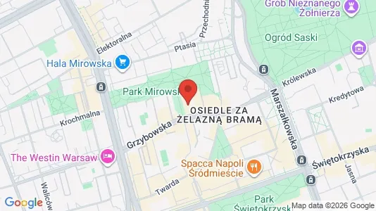 Apartments for rent i Warszawa Wawer - kort over placeringen