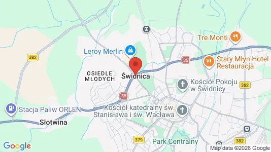 Apartments for rent i Świdnicki - kort over placeringen