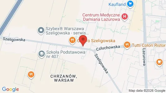 Apartments for rent i Warszawa Wawer - kort over placeringen