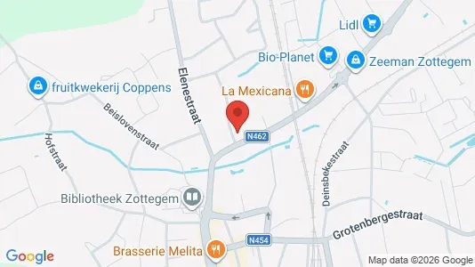 Apartments for rent i Zottegem - kort over placeringen