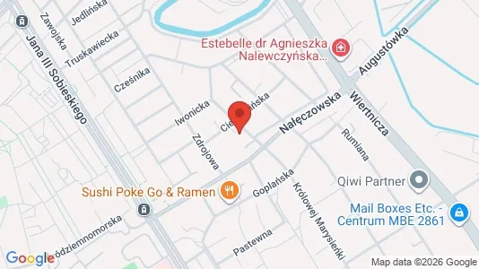 Apartments for rent i Warszawa Wawer - kort over placeringen