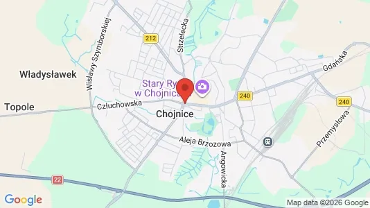 Apartments for rent i Chojnicki - kort over placeringen