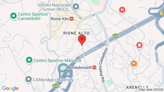 Apartments for rent i Arenella - kort over placeringen
