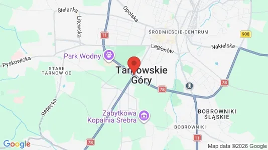 Apartments for rent i Tarnogórski - kort over placeringen