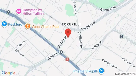 Apartments for rent i Tallinn Kesklinna - kort over placeringen