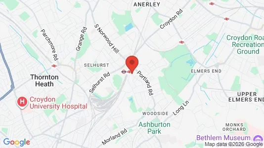 Apartments for rent i London SE25 - kort over placeringen
