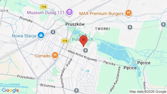 Apartments for rent i Pruszkowski - kort over placeringen