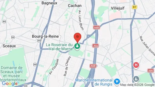 Apartments for rent i L'Haÿ-les-Roses - kort over placeringen