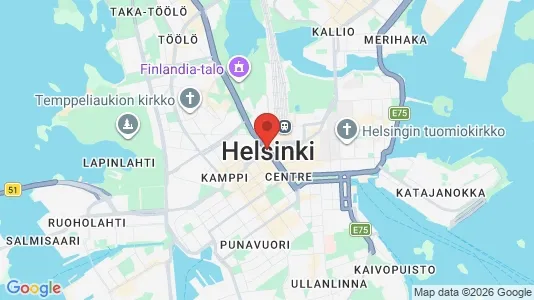 Houses for rent i Helsinki Eteläinen - kort over placeringen