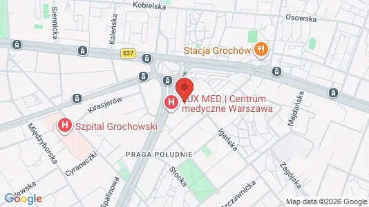 Apartments for rent i Warszawa Wawer - kort over placeringen