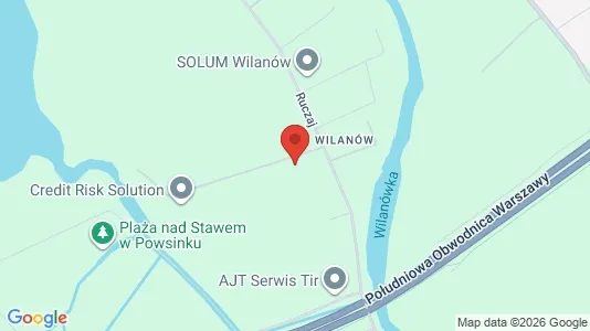 Apartments for rent i Warszawa Wawer - kort over placeringen