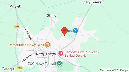 Apartments for rent i Nowotomyski - kort over placeringen