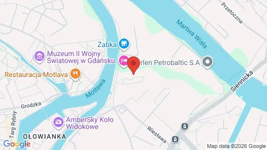 Apartments for rent i Gdańsk - kort over placeringen