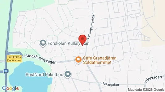 Apartments for rent i Eksjö - kort over placeringen