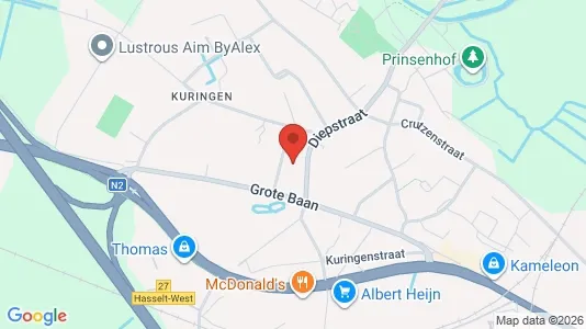 Apartments for rent i Hasselt - kort over placeringen