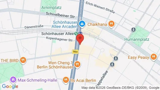 Apartments for rent i Berlin Pankow - kort over placeringen