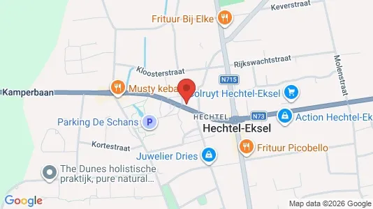 Apartments for rent i Hechtel-Eksel - kort over placeringen