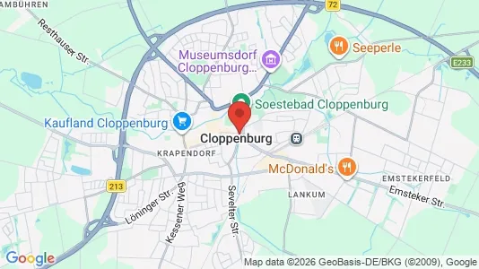 Apartments for rent i Cloppenburg - kort over placeringen