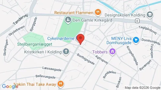 Apartments for rent i Kolding - kort over placeringen