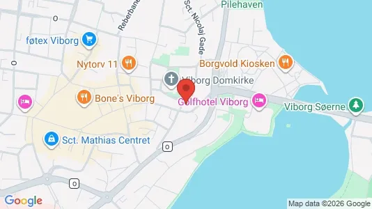 Apartments for rent i Viborg - kort over placeringen