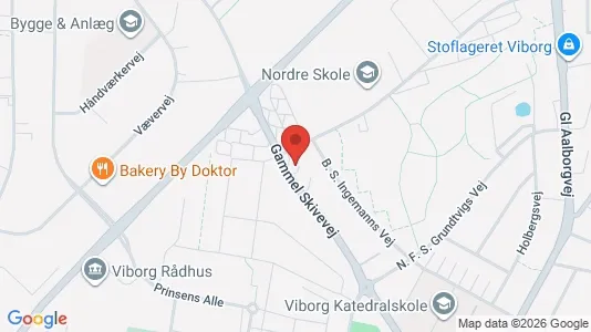 Apartments for rent i Viborg - kort over placeringen