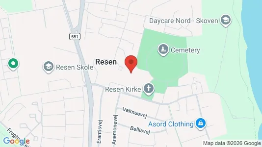Apartments for rent i Skive - kort over placeringen