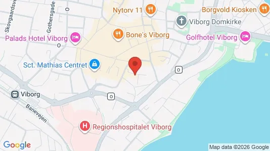 Apartments for rent i Viborg - kort over placeringen