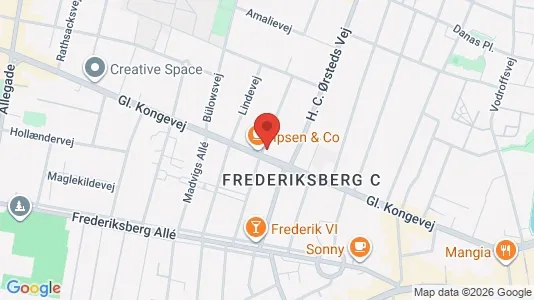 Apartments for rent i Frederiksberg C - kort over placeringen