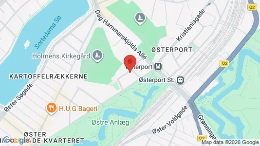 Apartments for rent i Østerbro - kort over placeringen