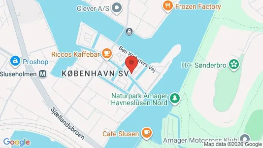 Rooms for rent i Copenhagen SV - kort over placeringen