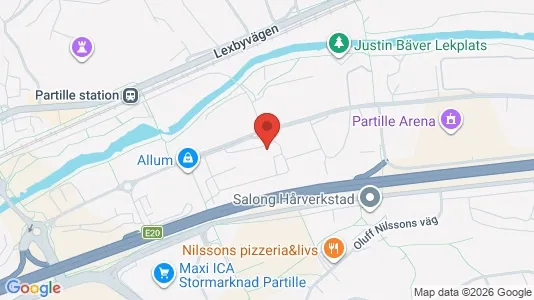 Apartments for rent i Partille - kort over placeringen