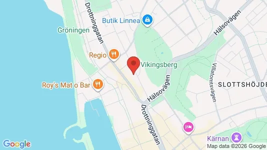 Apartments for rent i Helsingborg - kort over placeringen