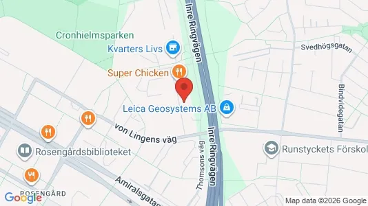 Apartments for rent i Rosengård - kort over placeringen