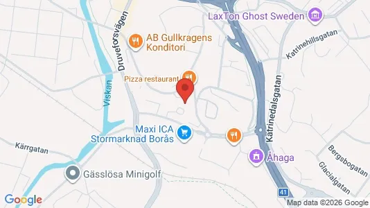 Apartments for rent i Borås - kort over placeringen