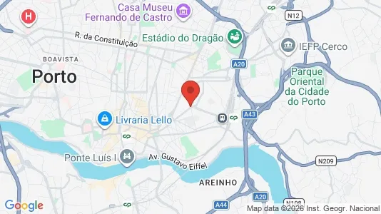 Apartments for rent i Porto Bonfim - kort over placeringen