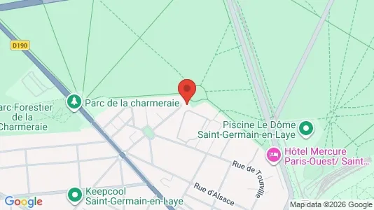 Apartments for rent i Saint-Germain-en-Laye - kort over placeringen