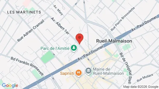 Apartments for rent i Nanterre - kort over placeringen