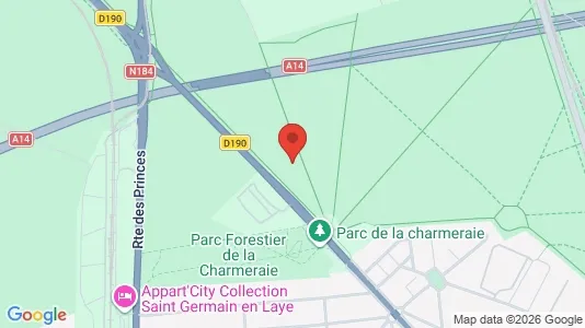 Apartments for rent i Saint-Germain-en-Laye - kort over placeringen