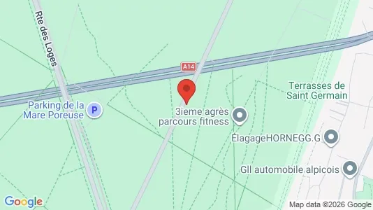 Apartments for rent i Saint-Germain-en-Laye - kort over placeringen