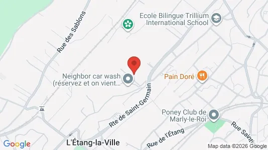 Apartments for rent i Saint-Germain-en-Laye - kort over placeringen