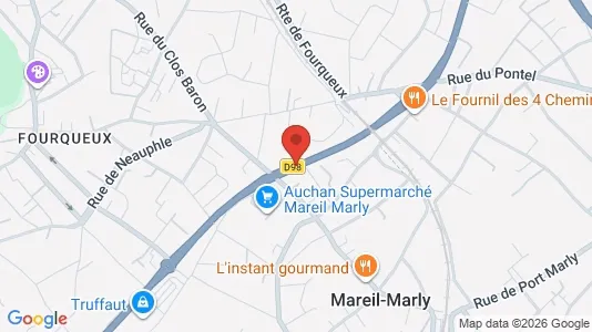 Apartments for rent i Saint-Germain-en-Laye - kort over placeringen