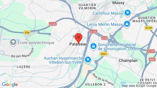 Apartments for rent i Palaiseau - kort over placeringen