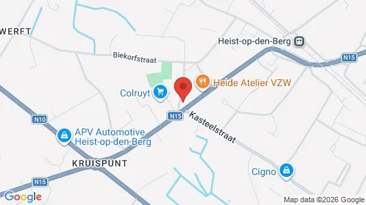 Apartments for rent i Heist-op-den-Berg - kort over placeringen