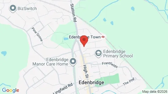 Apartments for rent i Edenbridge - Kent - kort over placeringen